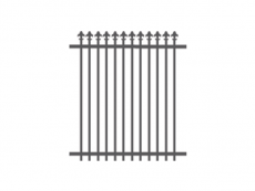 Aluminium Security Fence Panel 05